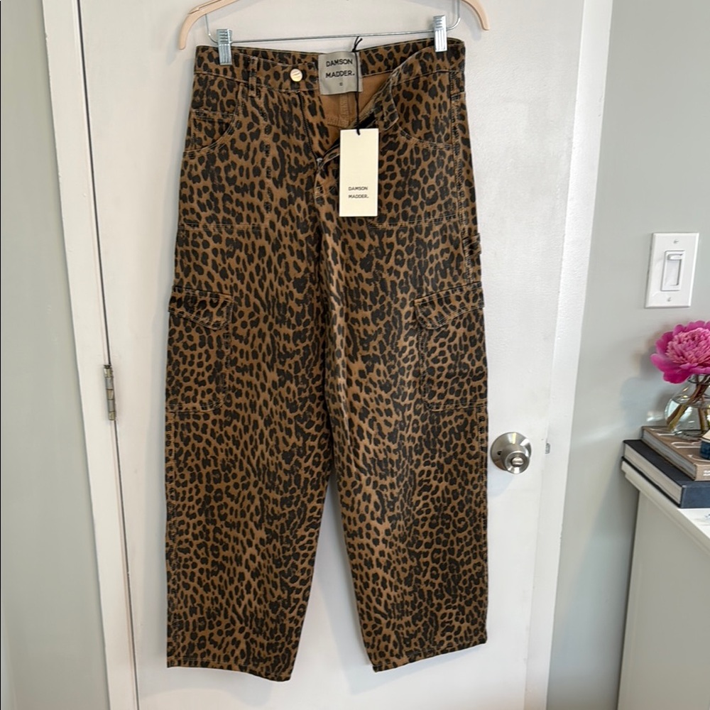 Damsen Madder Size 10 (UK) leopard pants